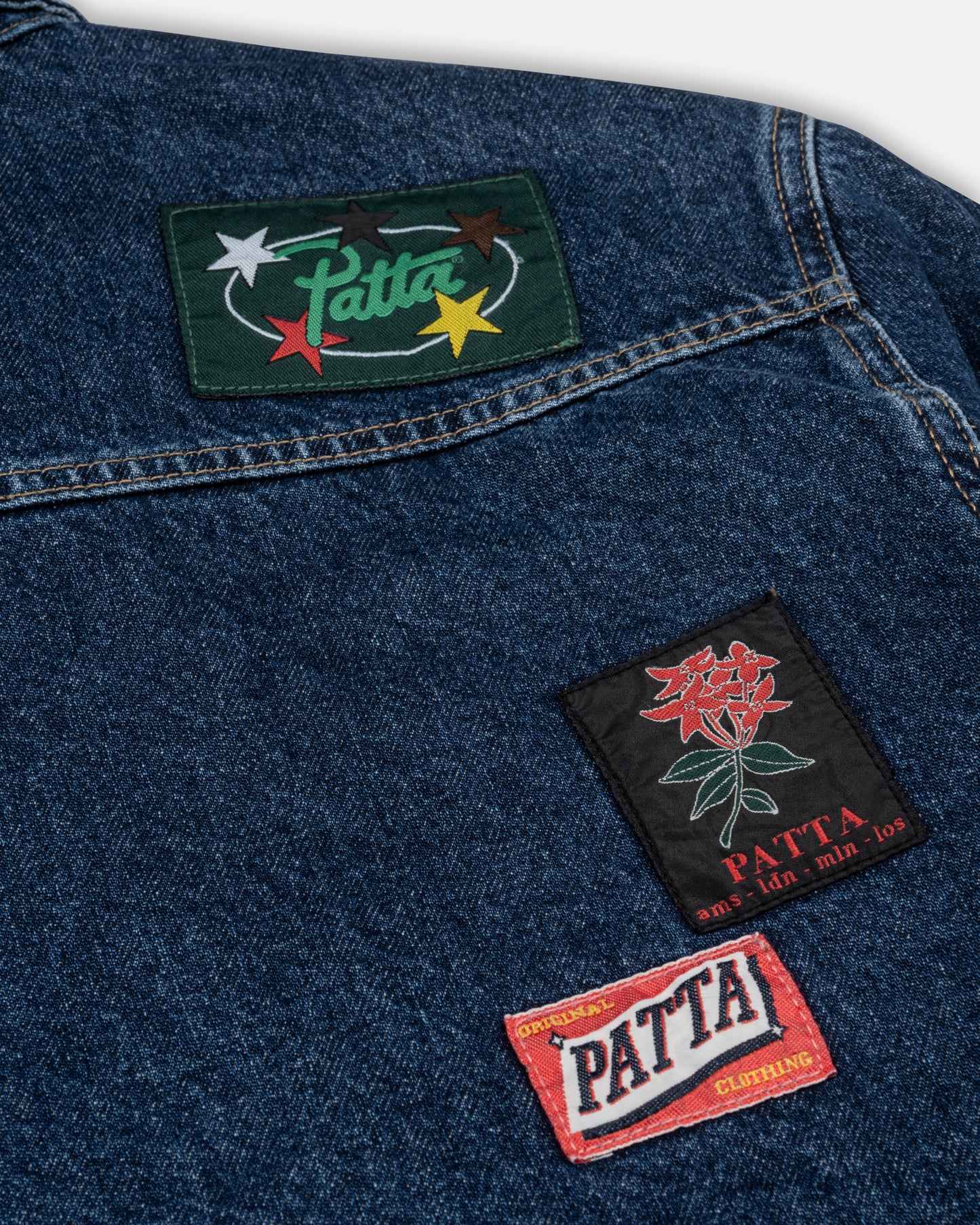 Whole Lotta Labels Denim Jacket - Light Blue