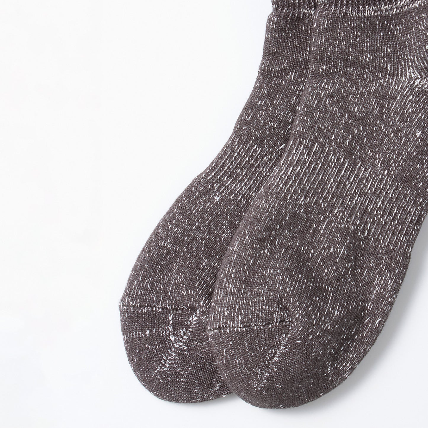 Washi Pile Crew Socks - Charcoal