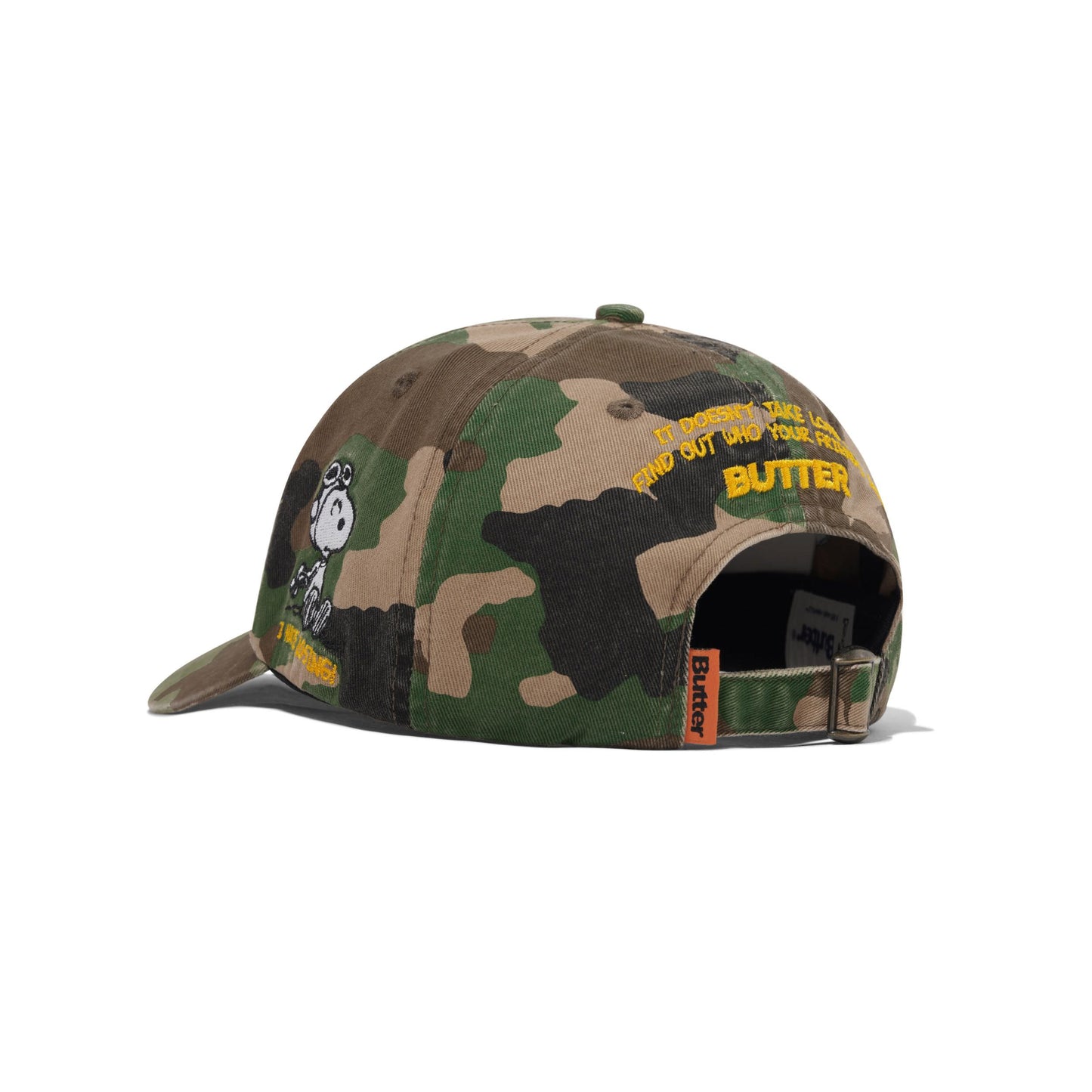 Peanuts Rats 6 Panel Cap - Washed Camo
