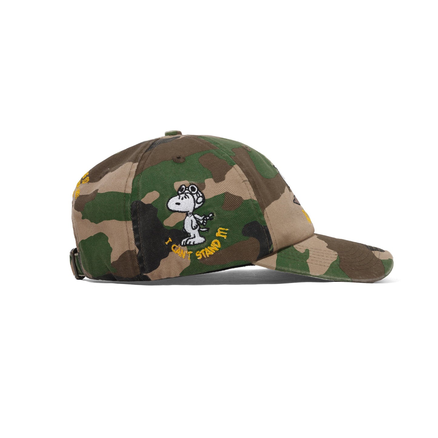 Peanuts Rats 6 Panel Cap - Washed Camo