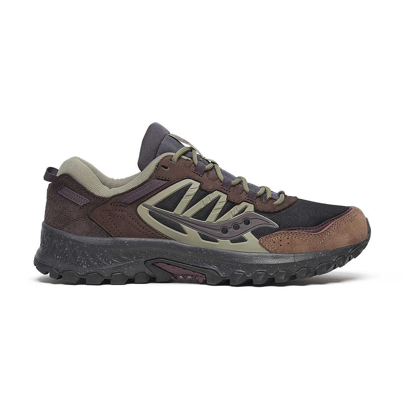 Saucony Grid Peak trainers in tan and chino green | ASOS