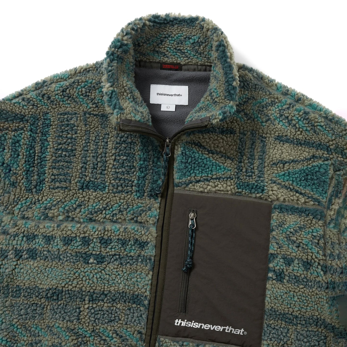 SP Sherpa Fleece Jacket - Olive