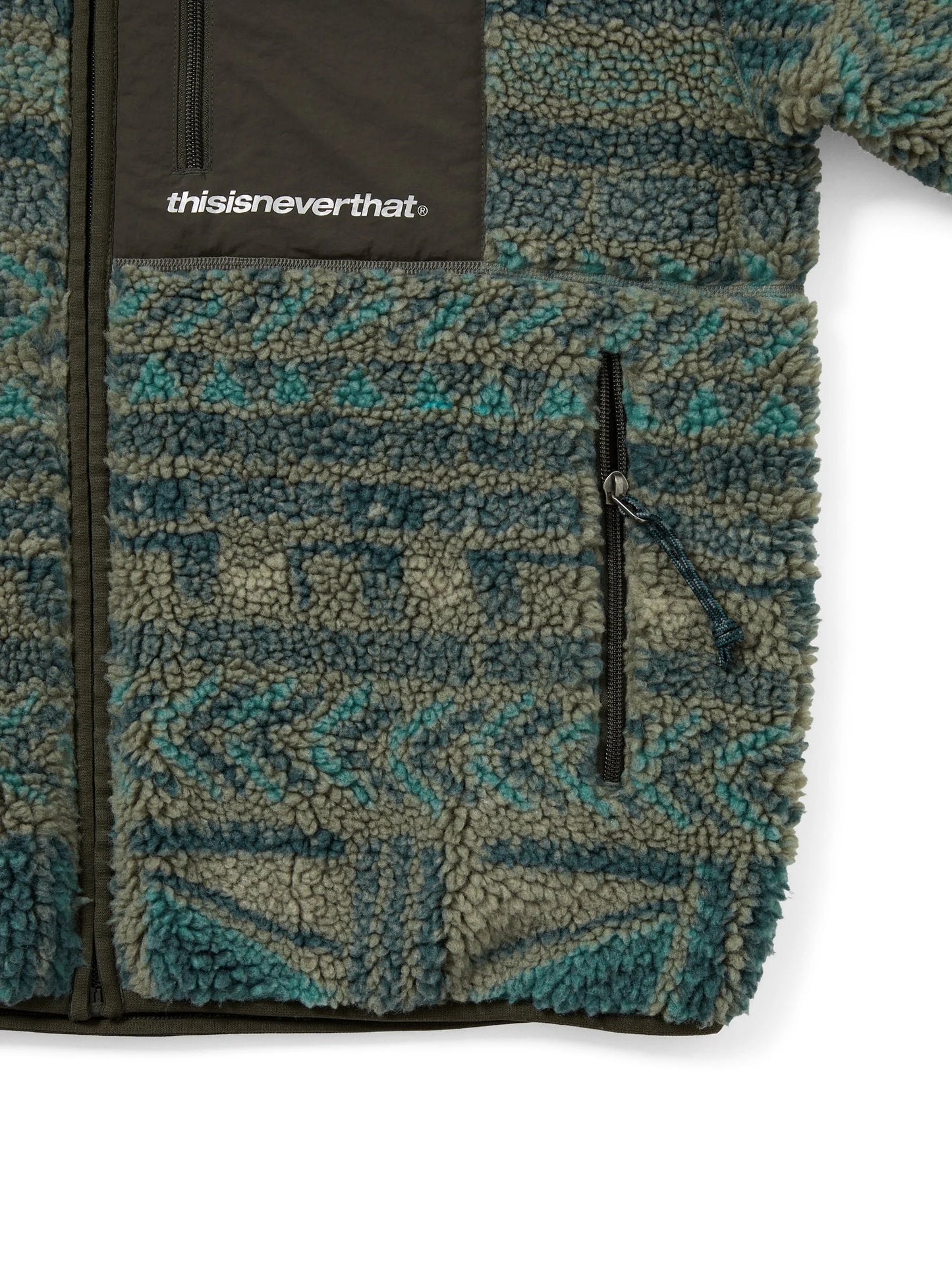 SP Sherpa Fleece Jacket - Olive