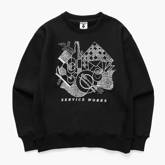 Frequent Flyer Crewneck - Black