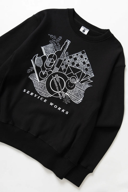 Frequent Flyer Crewneck - Black