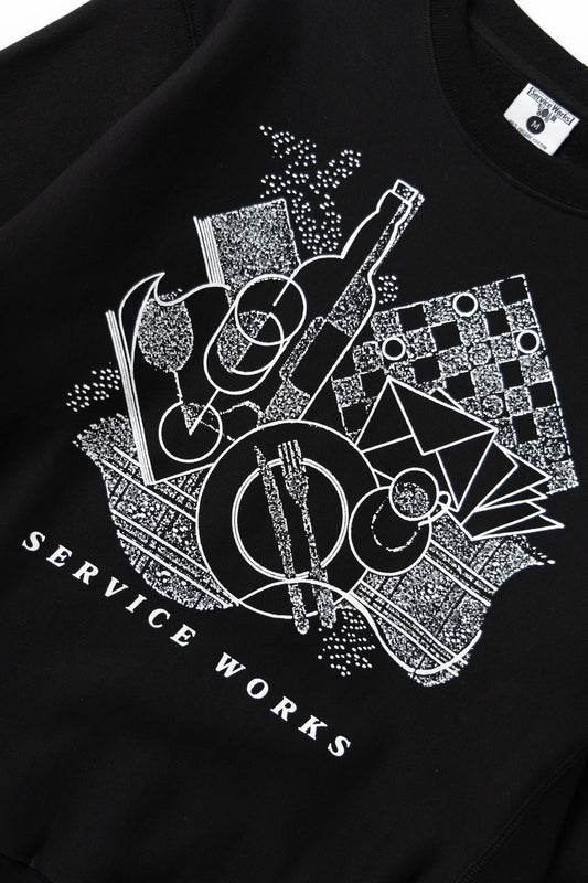 Frequent Flyer Crewneck - Black