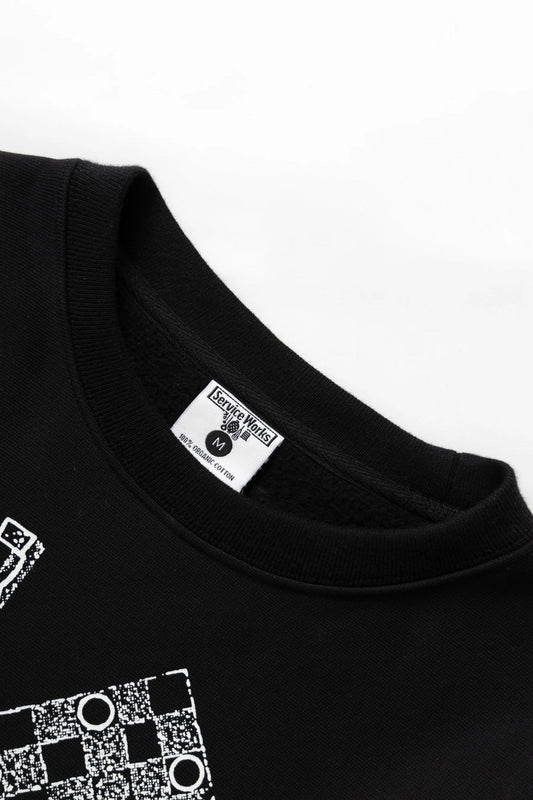 Frequent Flyer Crewneck - Black
