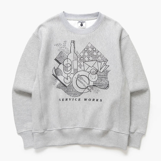Frequent Flyer Crewneck - Heather Grey