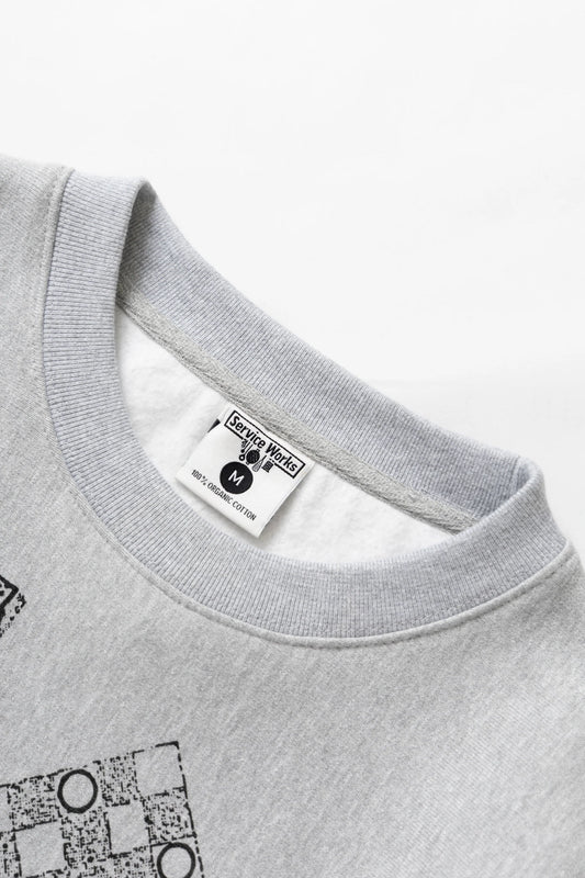 Frequent Flyer Crewneck - Heather Grey