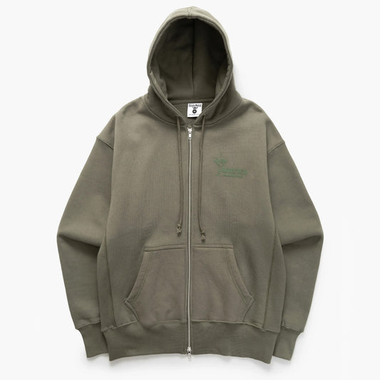 Martini Zipper Hoodie - Black