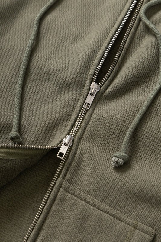 Martini Zipper Hoodie - Black