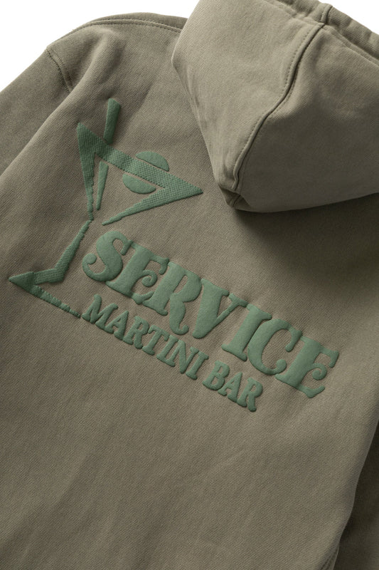 Martini Zipper Hoodie - Black