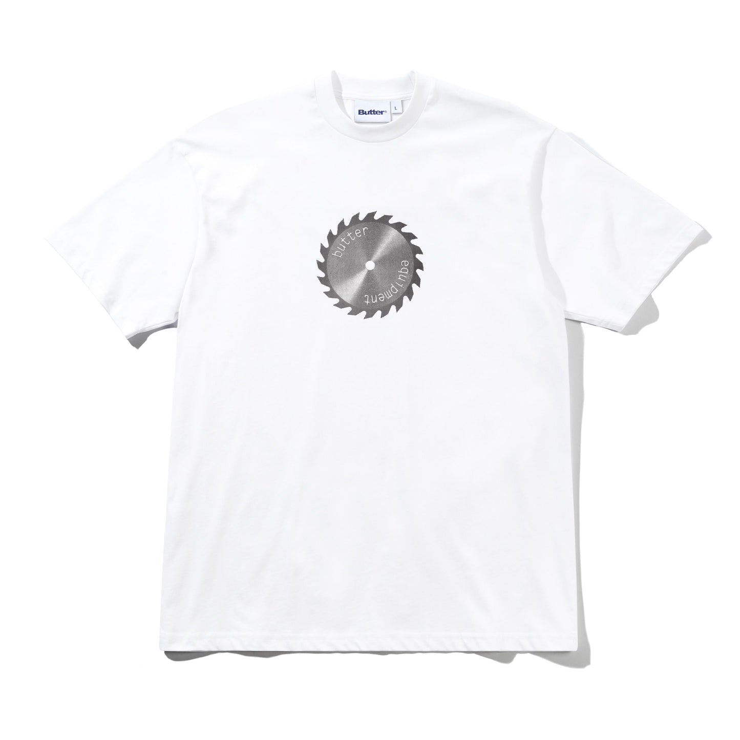 Saw Blade Tee - White