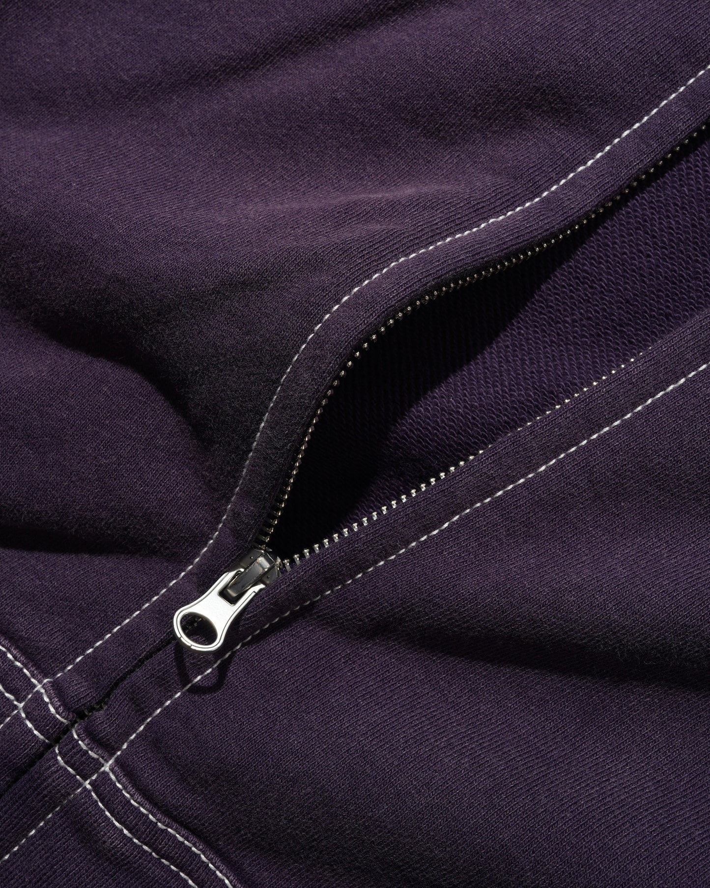Sketch Zip-thru Hood - Eggplant