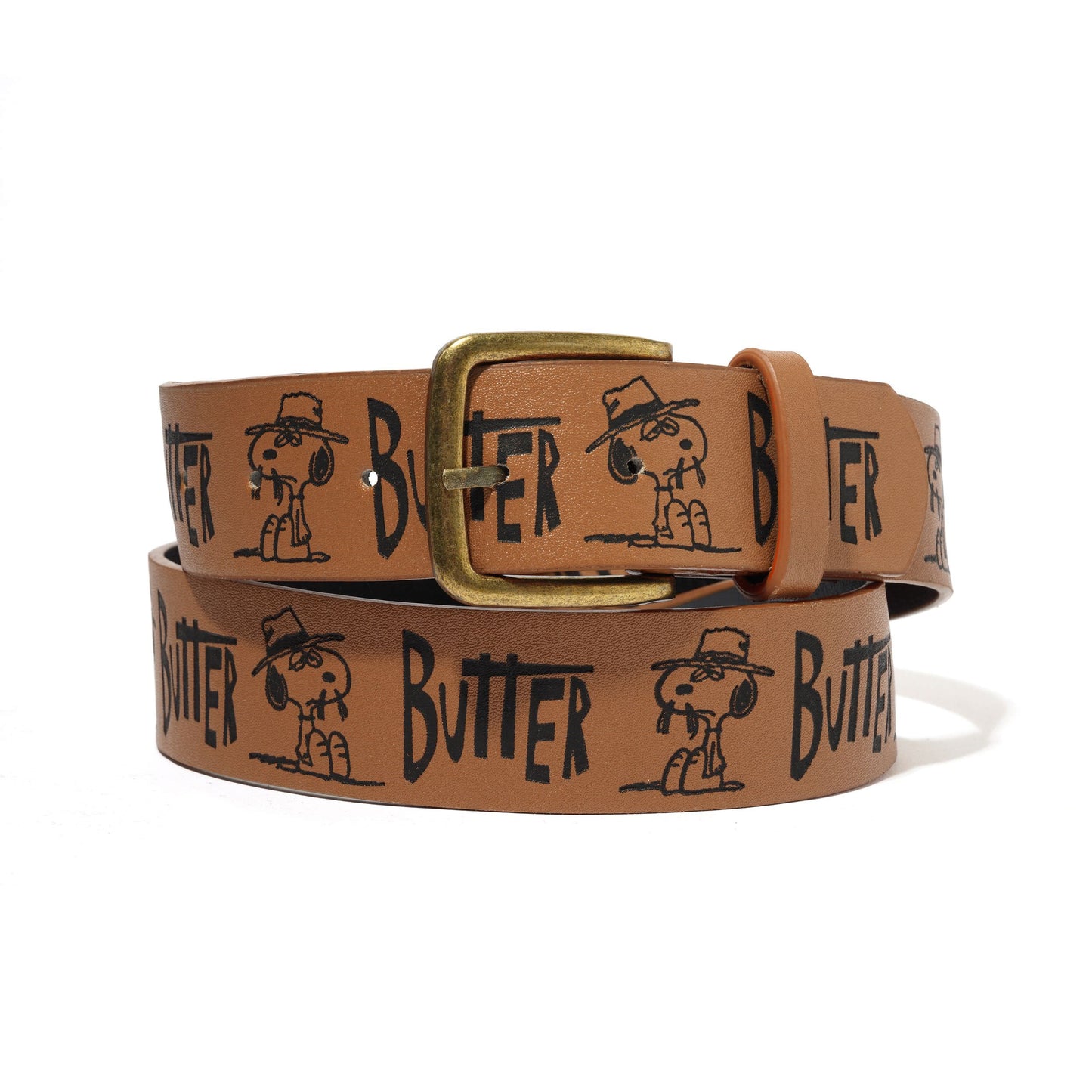 Peanuts Spike Belt - Brown