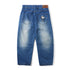 Peanuts Spike Denim Jeans - Distressed Indigo