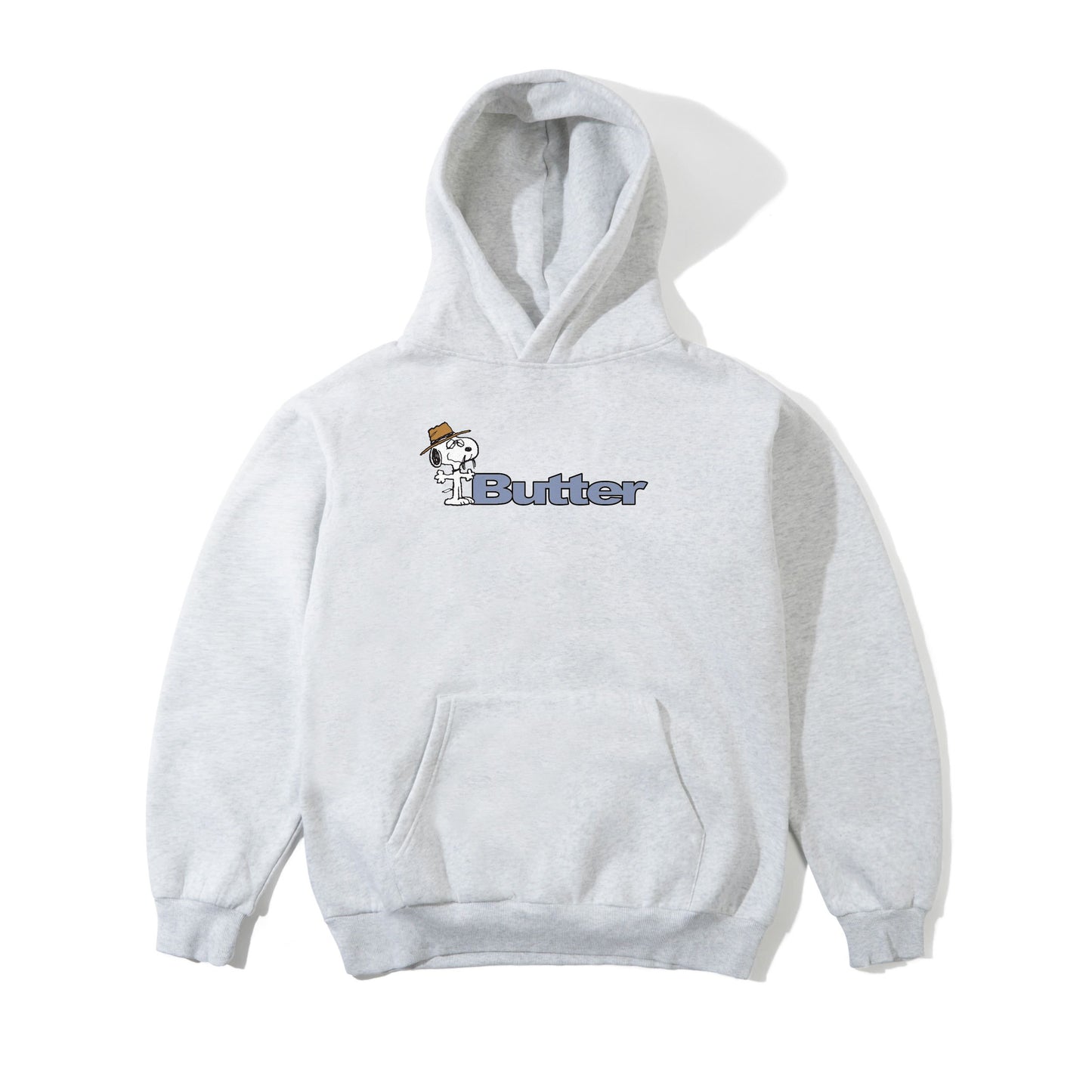 Peanuts Spike Logo Pullover Hood - Ash