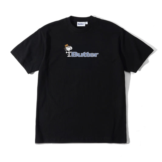 Peanuts Spike Logo Tee - Black