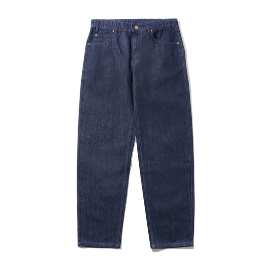 Straight Leg Denim Jeans - Dark Indigo