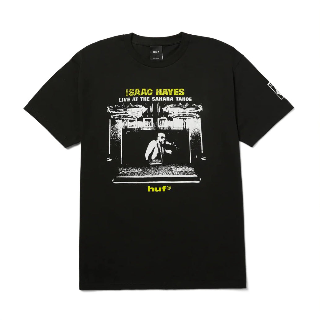 ISAAC HAYES - Tahoe S/S Heavyweight Tee - Black