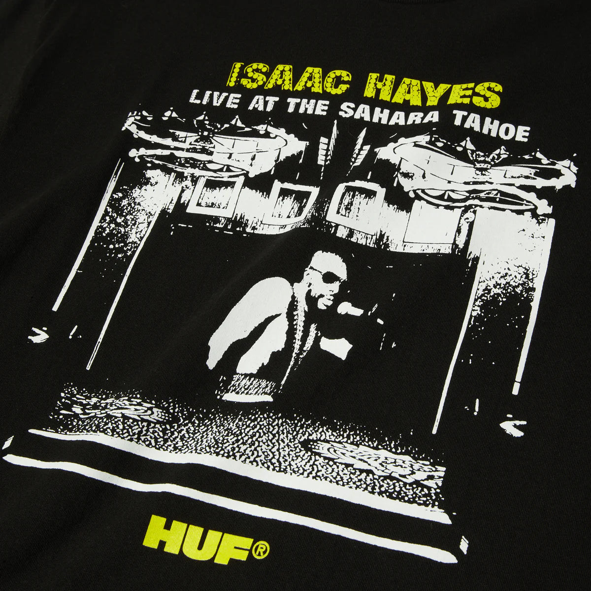 ISAAC HAYES - Tahoe S/S Heavyweight Tee - Black