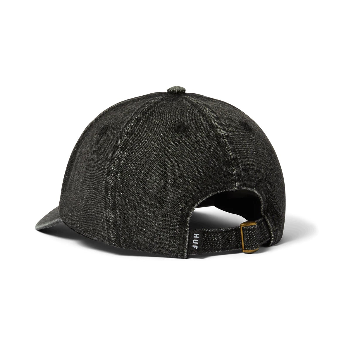 Token 6 Panel CV Washed Hat - Black
