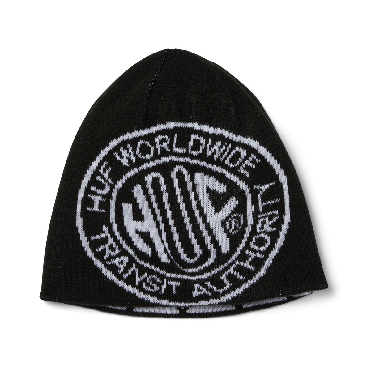 Token Reversible Skull Beanie - Black