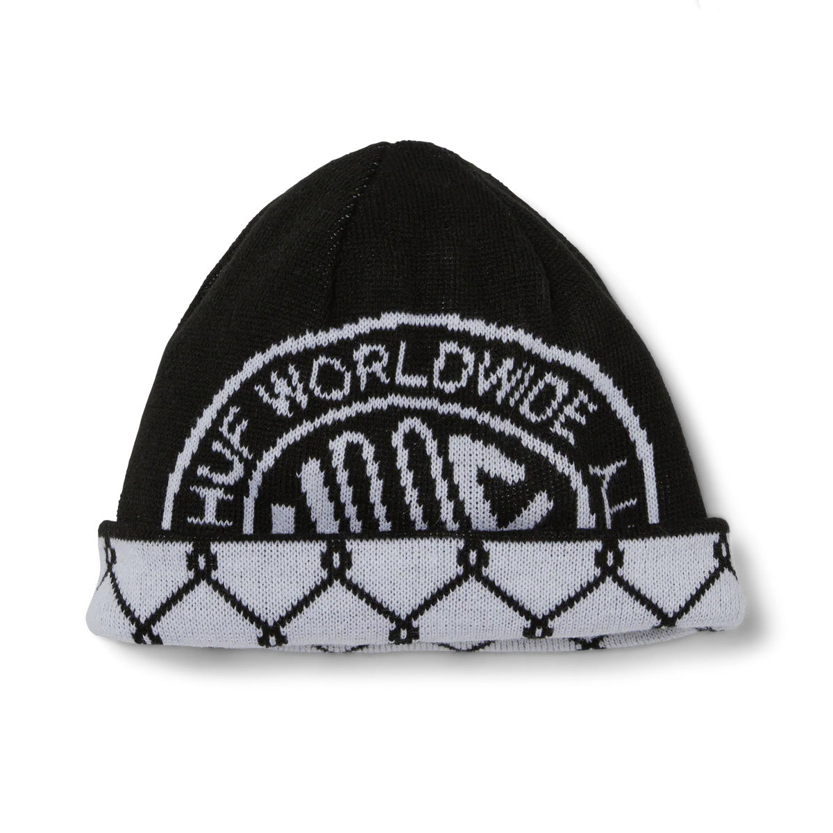 Token Reversible Skull Beanie - Black