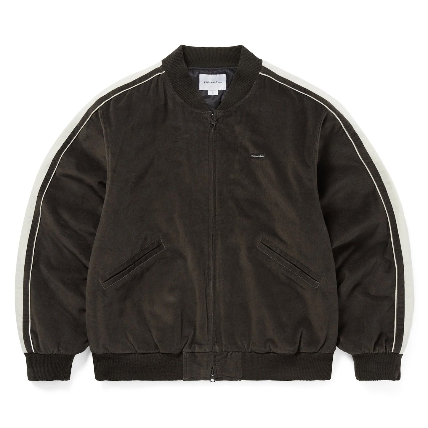 Velvet Track Jacket - Brown