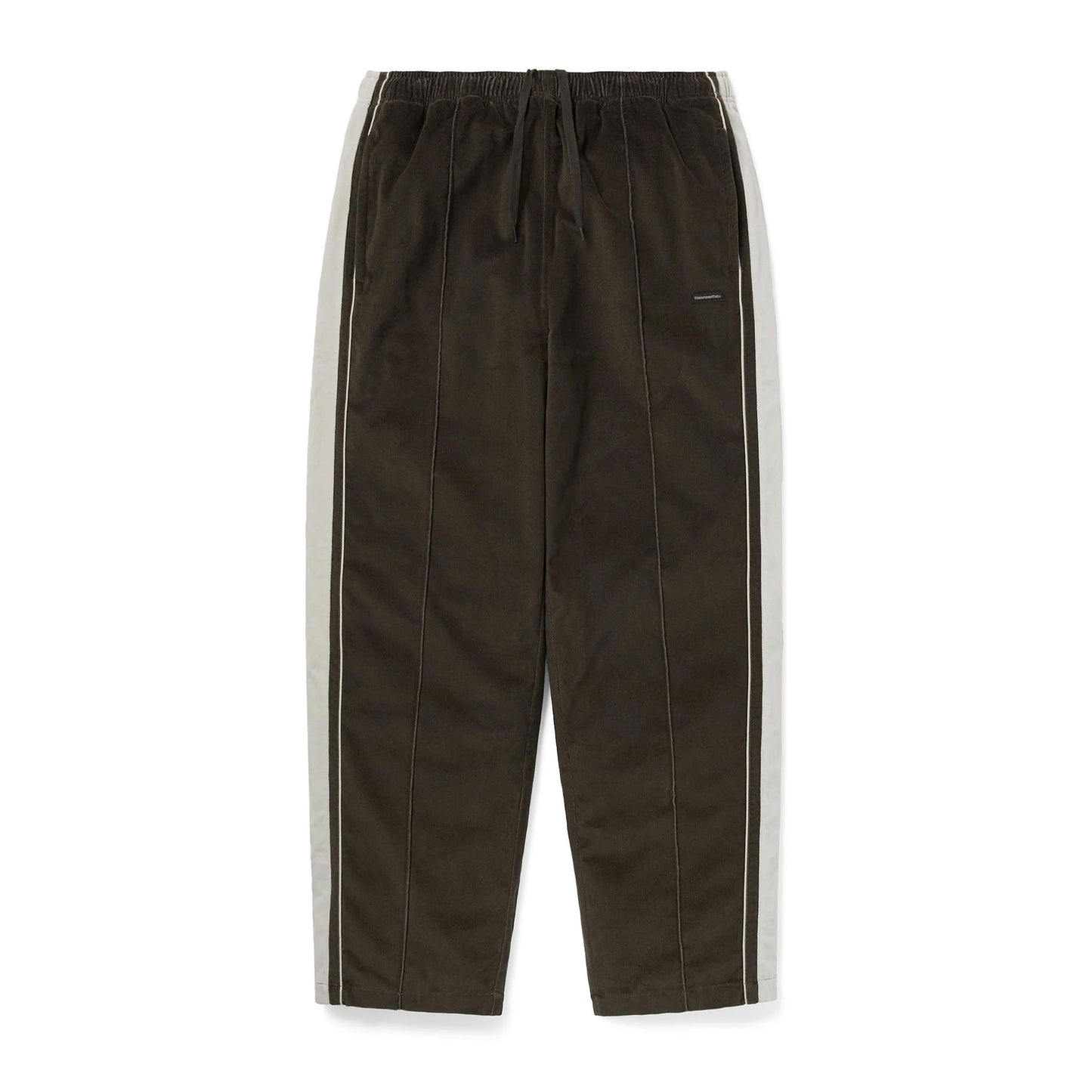Velvet Track Pant - Brown