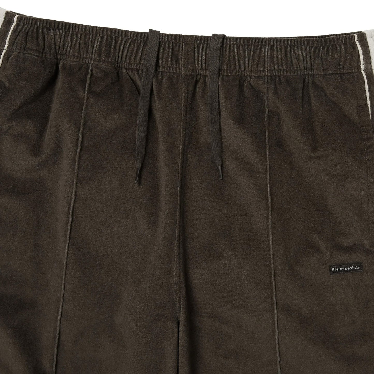 Velvet Track Pant - Brown