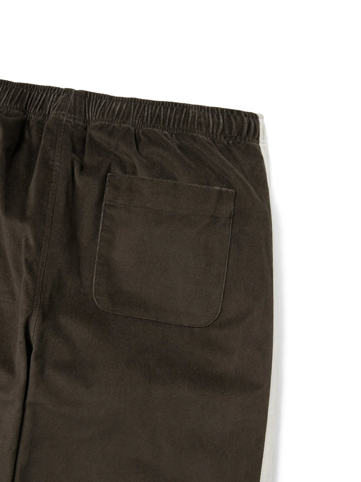 Velvet Track Pant - Brown