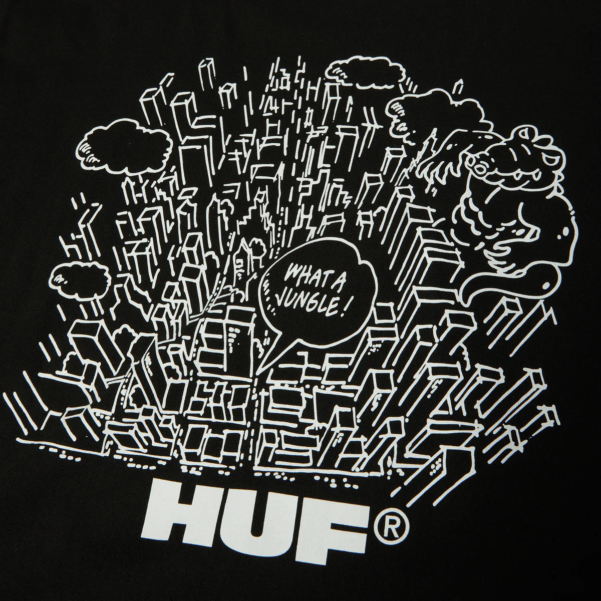 What A Jungle S/S Tee - Black