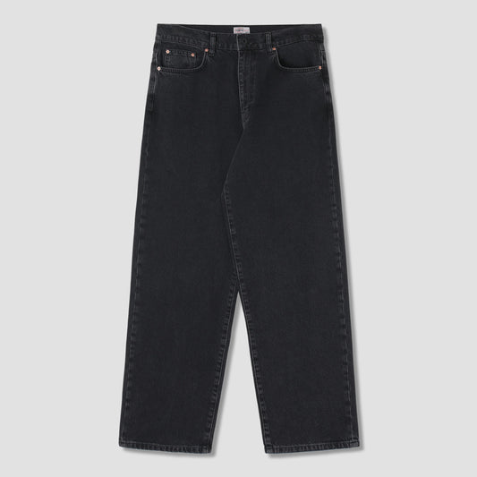 Wide 5 - Stonewashed Black Denim
