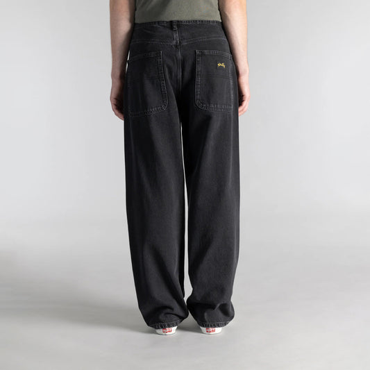 Wide 5 - Stonewashed Black Denim