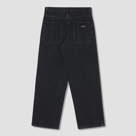Wide 5 - Stonewashed Black Denim