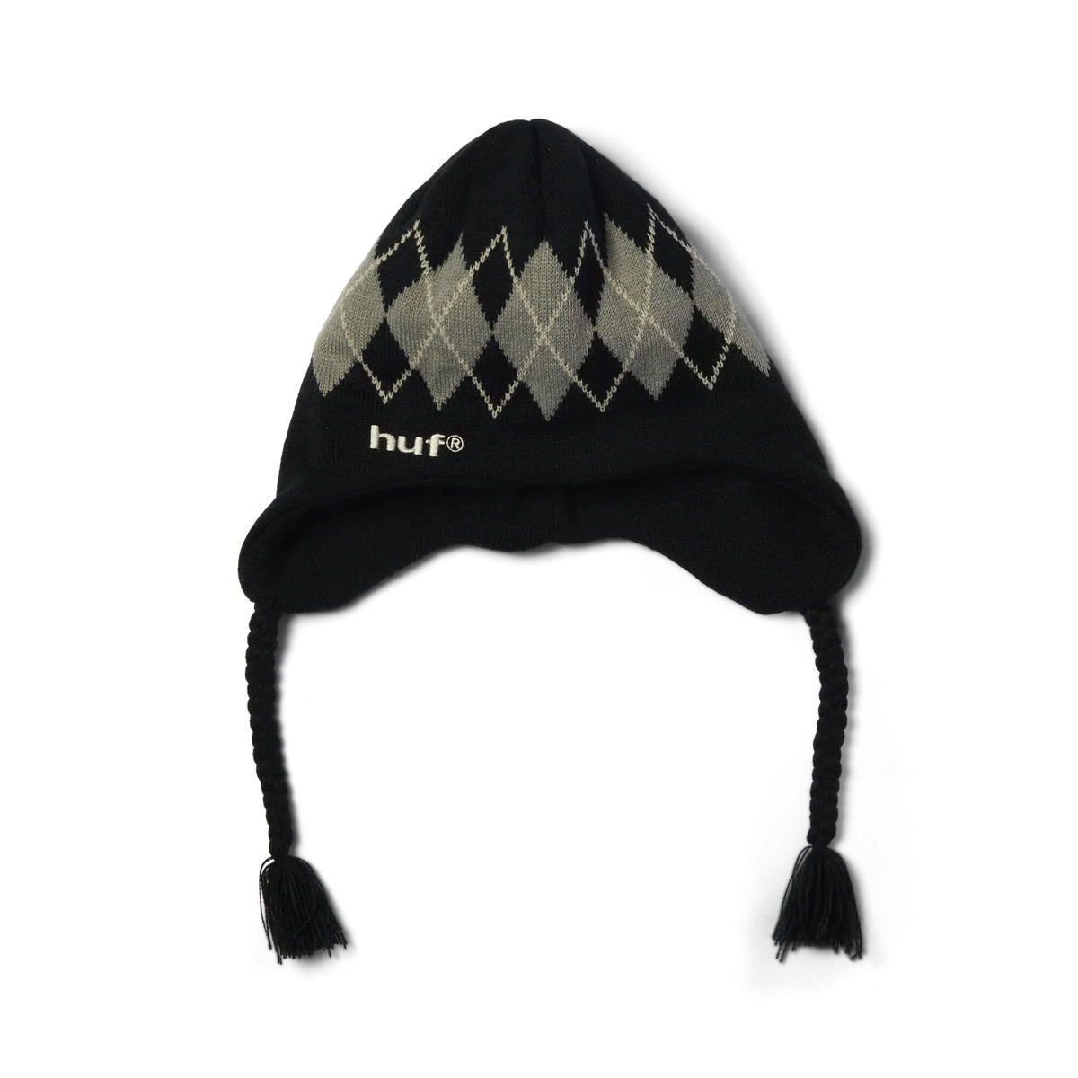 Wilson Braided Beanie - Black