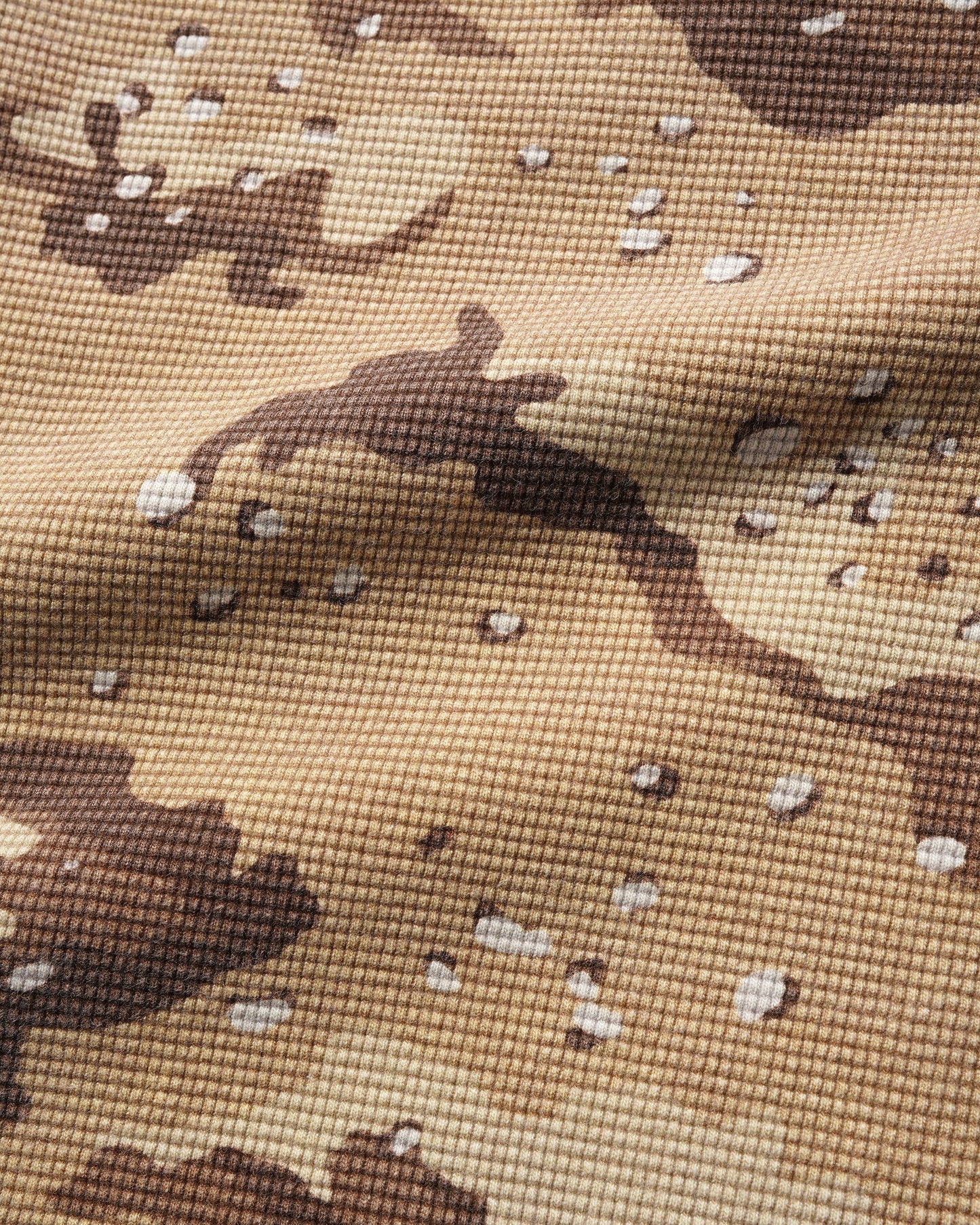 Waffle L/S Top - Desert Camo