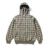 Waffle Zip-Thru Hood - Plaid