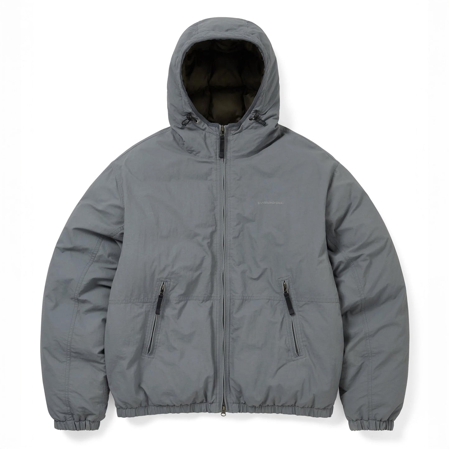 Washed Down Puffer Jacket - Slate
