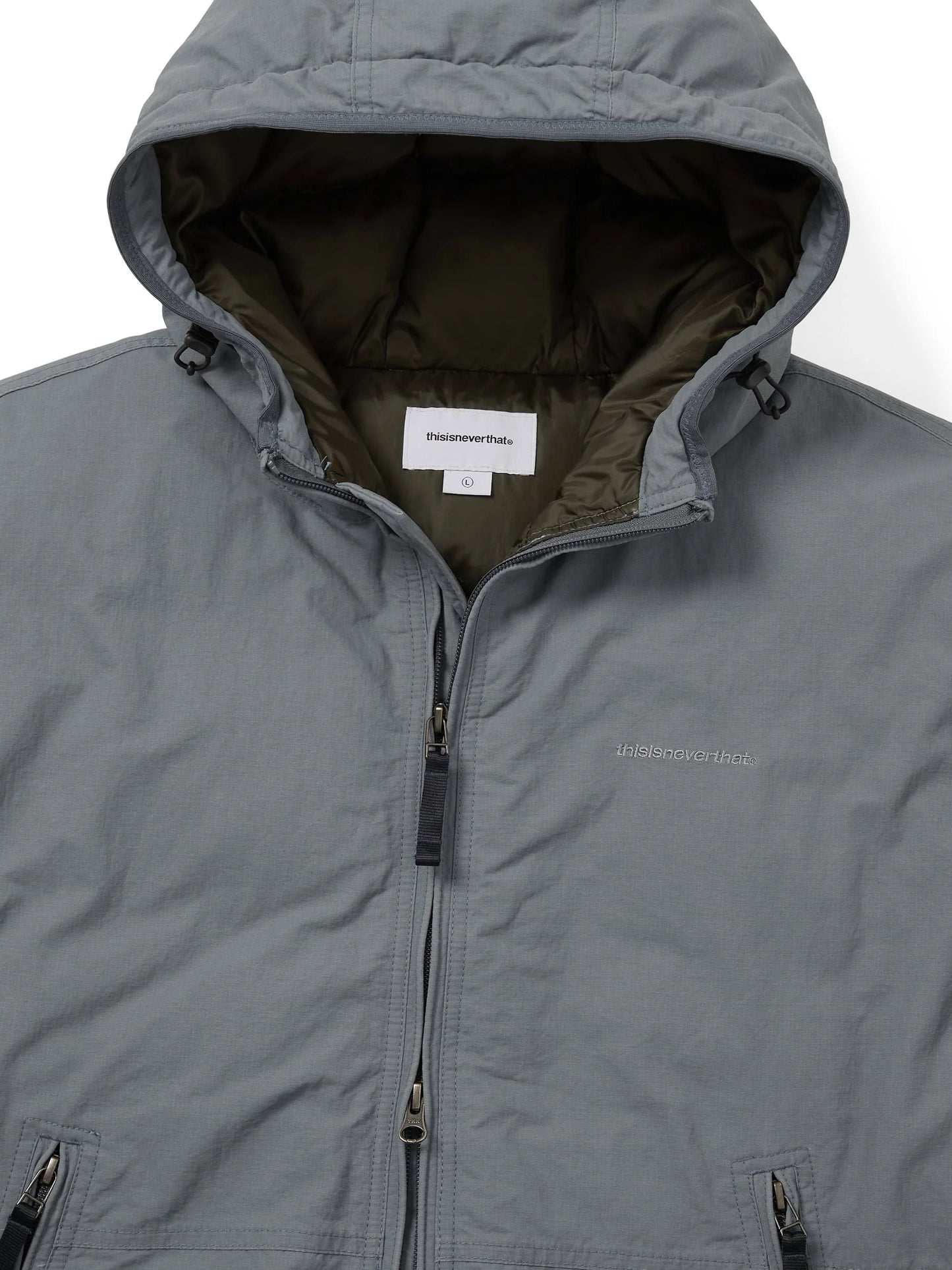 Washed Down Puffer Jacket - Slate