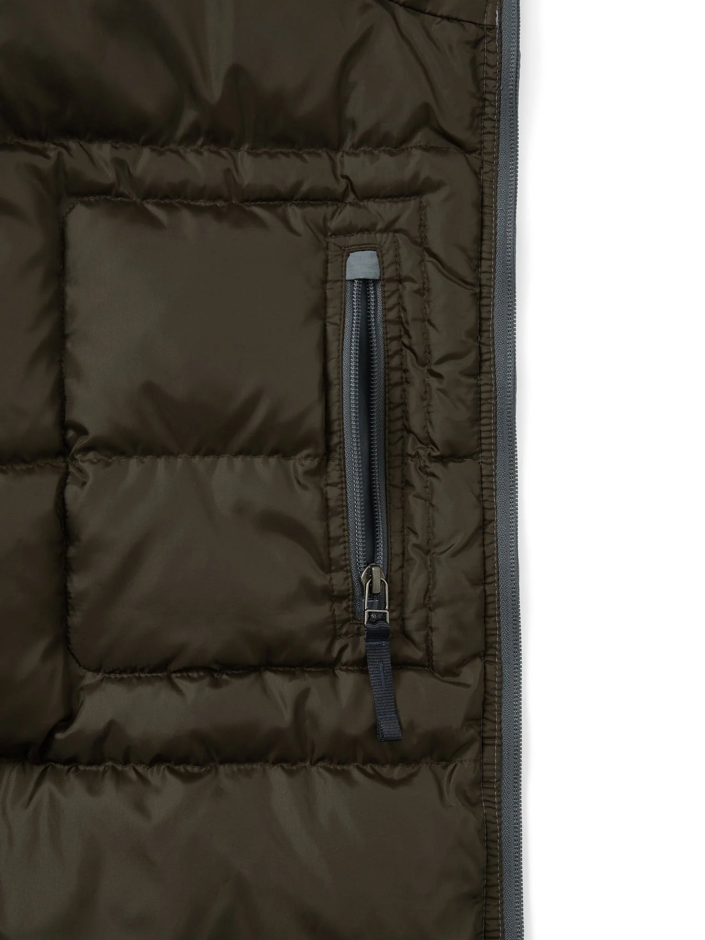 Washed Down Puffer Jacket - Slate