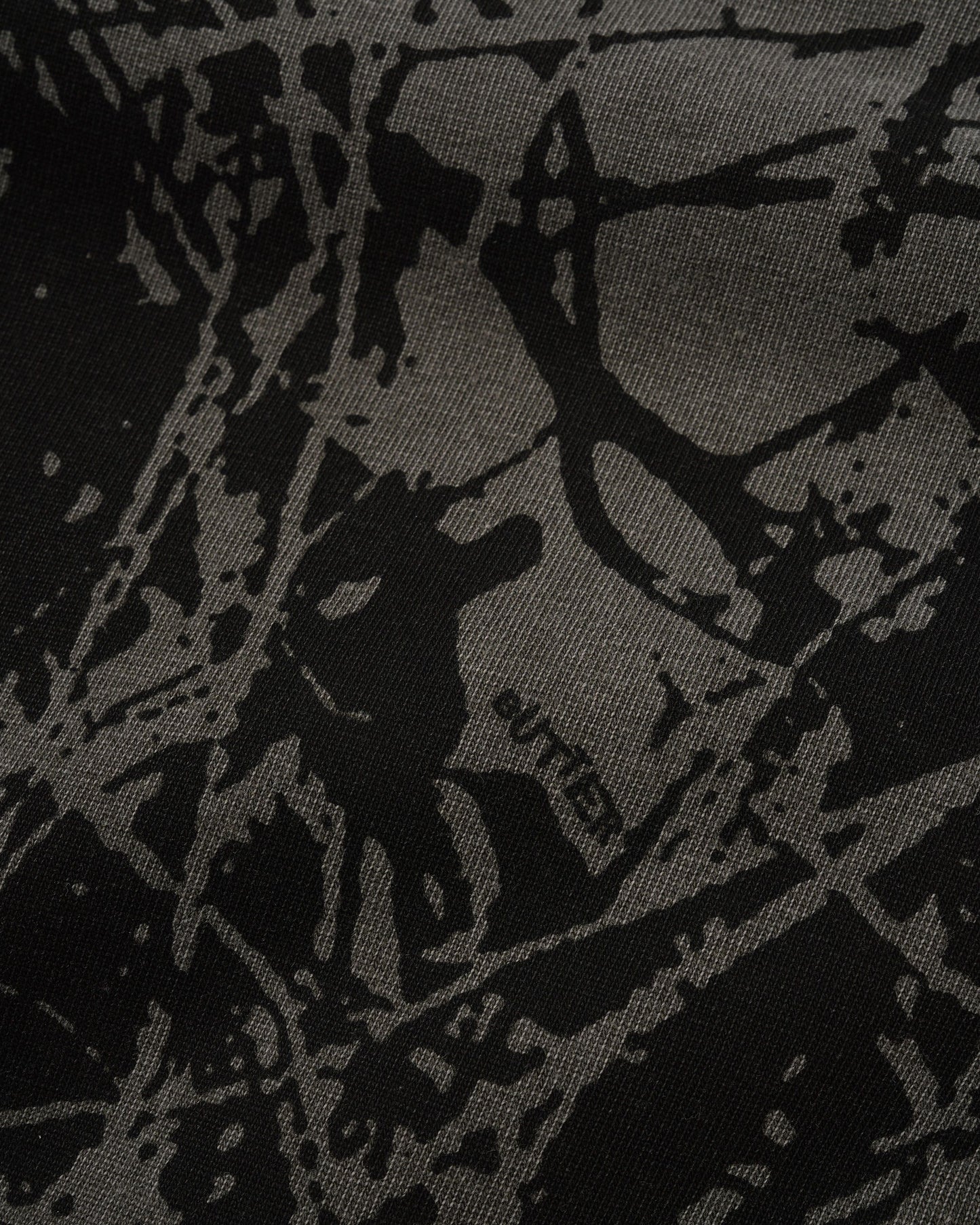 Woods Camo Tee - Washed Black