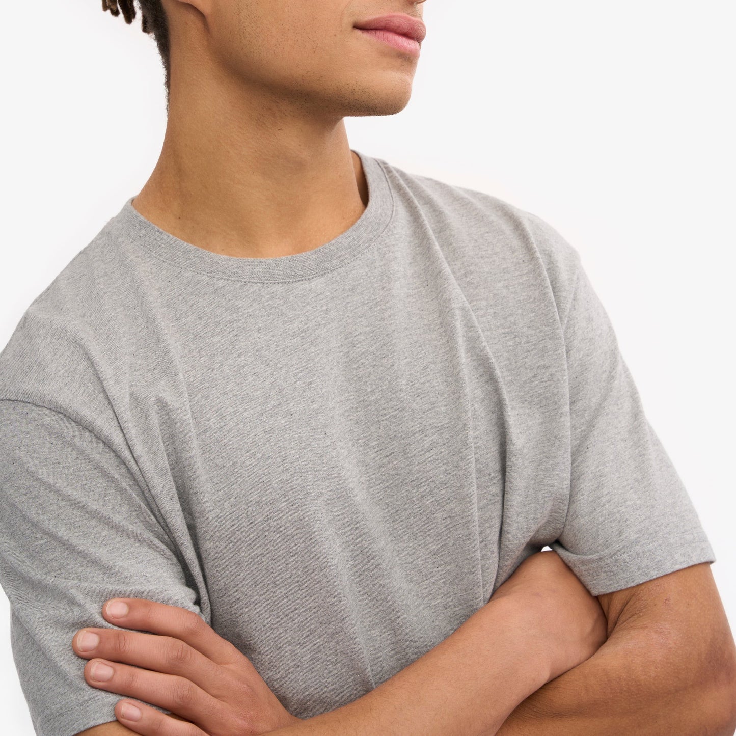 Classic Organic Tee - Heather Grey