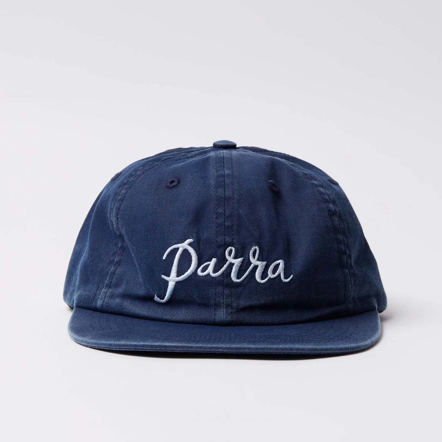 Scripted 6 Panel Hat - Navy Blue