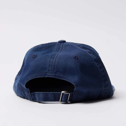 Scripted 6 Panel Hat - Navy Blue