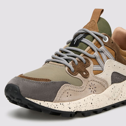 Yamano 3 Man, Suede / Nylon - Grey / Onion