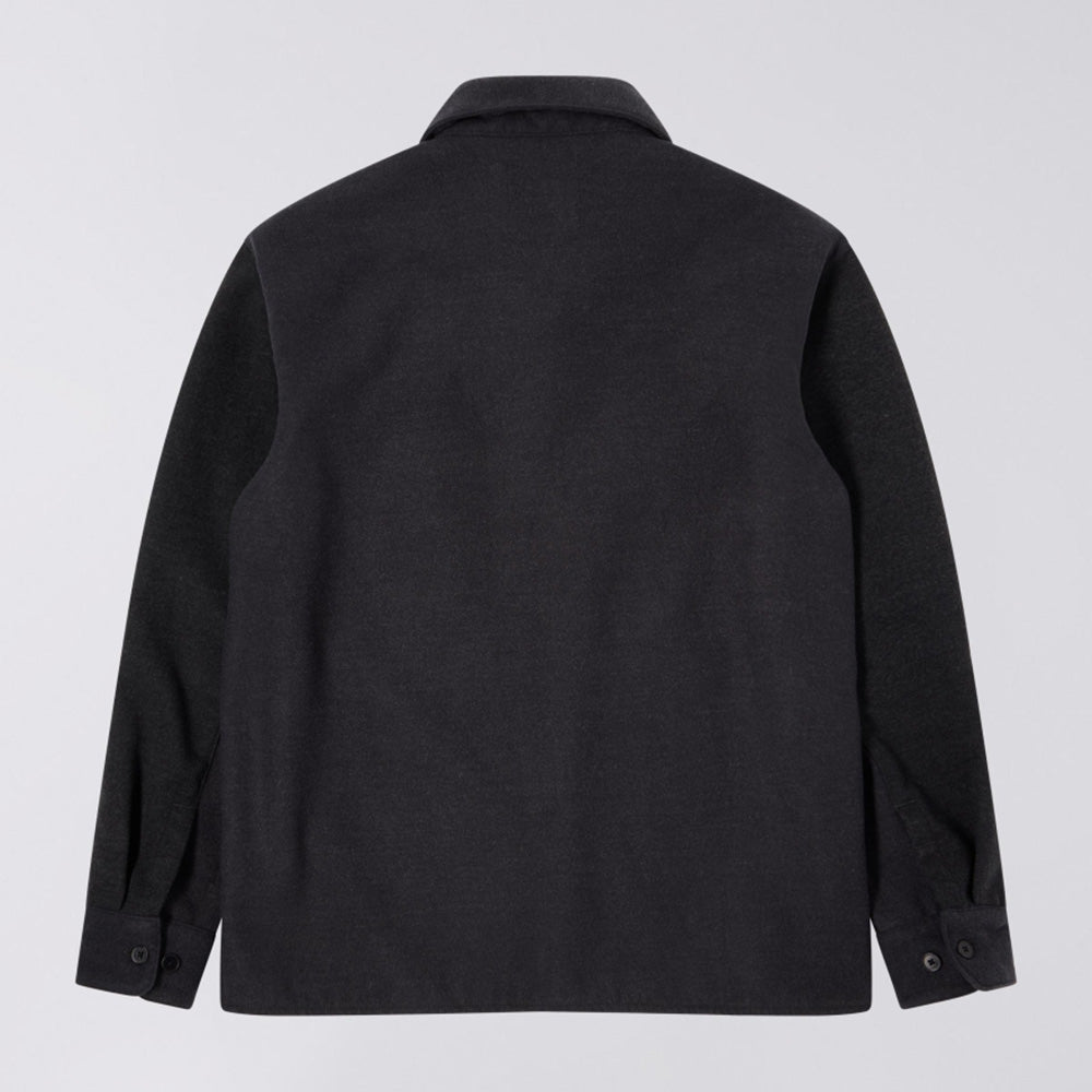 Snug Overshirt LS - Dark Grey Marl