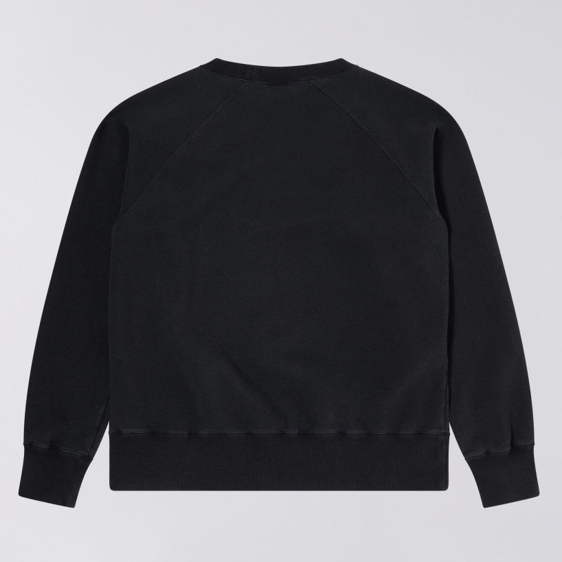 Raglan Sleeve Crew - Made in japan- Black