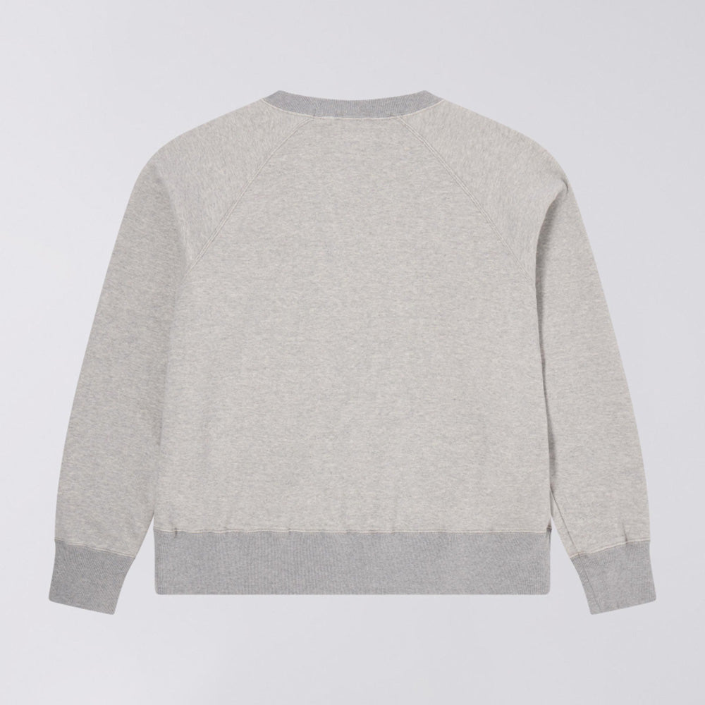 Raglan Sleeve Crew - Grey